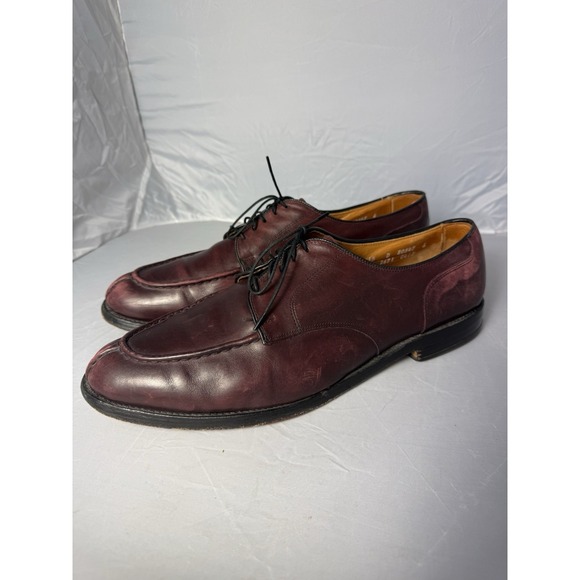 Allen Edmonds Other - Allen Edmonds Bradley Burgundy Leather Derby Dress Shoes Round Toe 15 D Men's